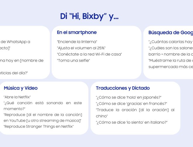 Fotos de Conoce los comandos del asistente de voz de Samsung, Bixby, que facilitan tareas comunes de tu día