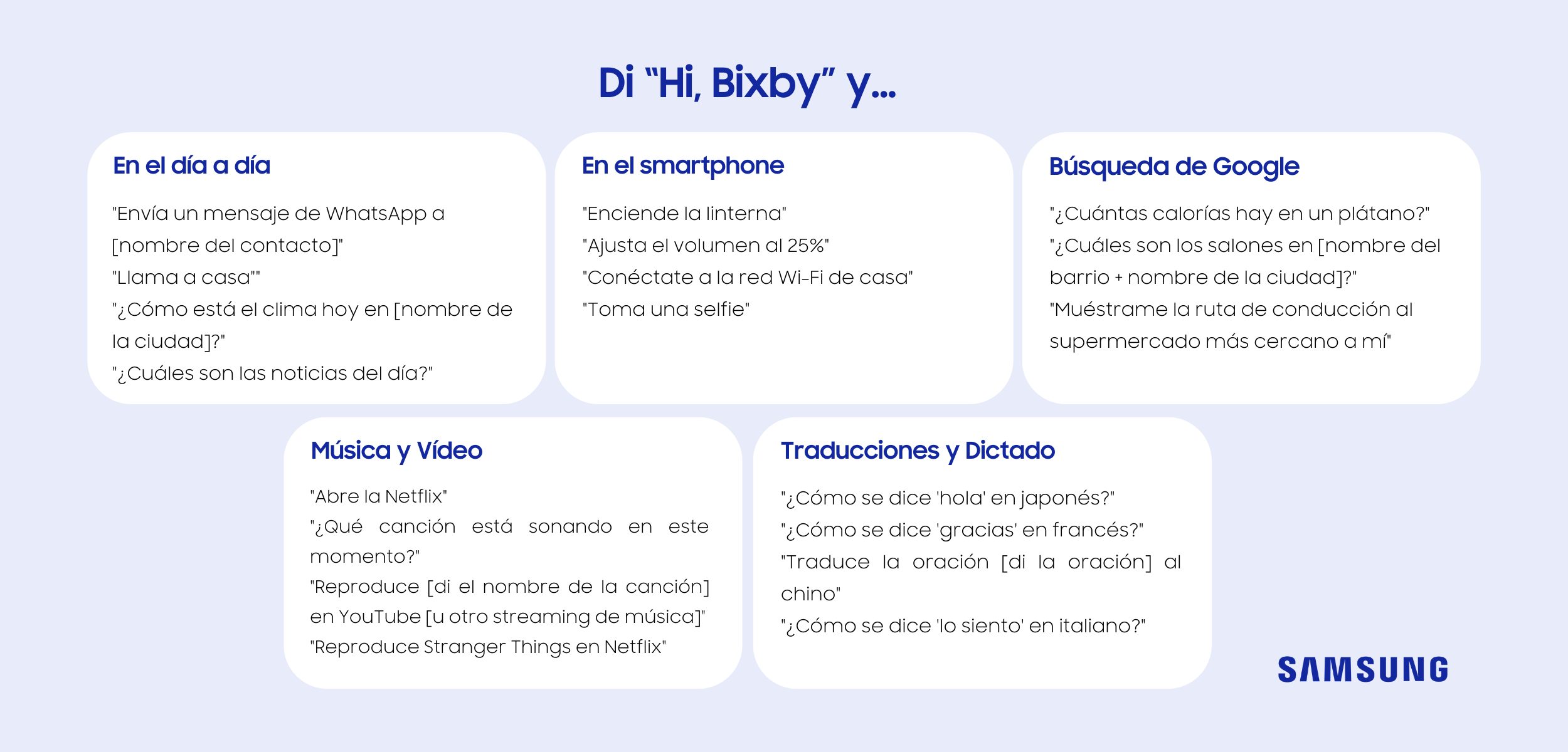 Foto de Conoce los comandos del asistente de voz de Samsung, Bixby, que facilitan tareas comunes de tu día