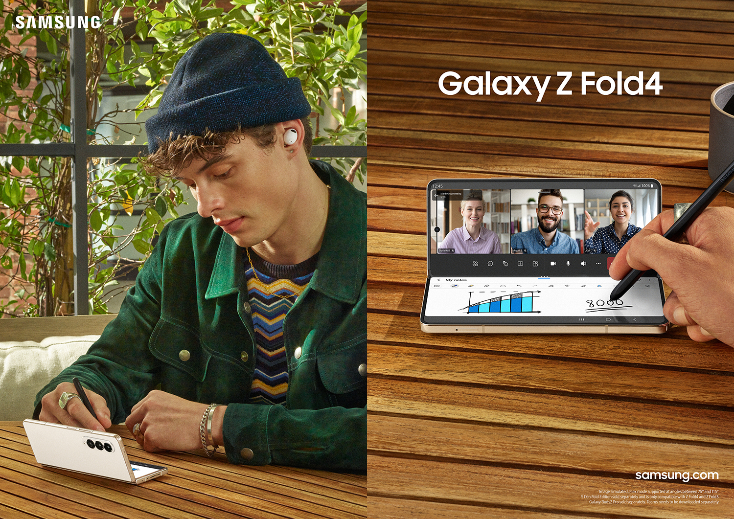Foto de Accede a tus aplicaciones favoritas al mismo tiempo y en una sola pantalla con Galaxy Z Fold4