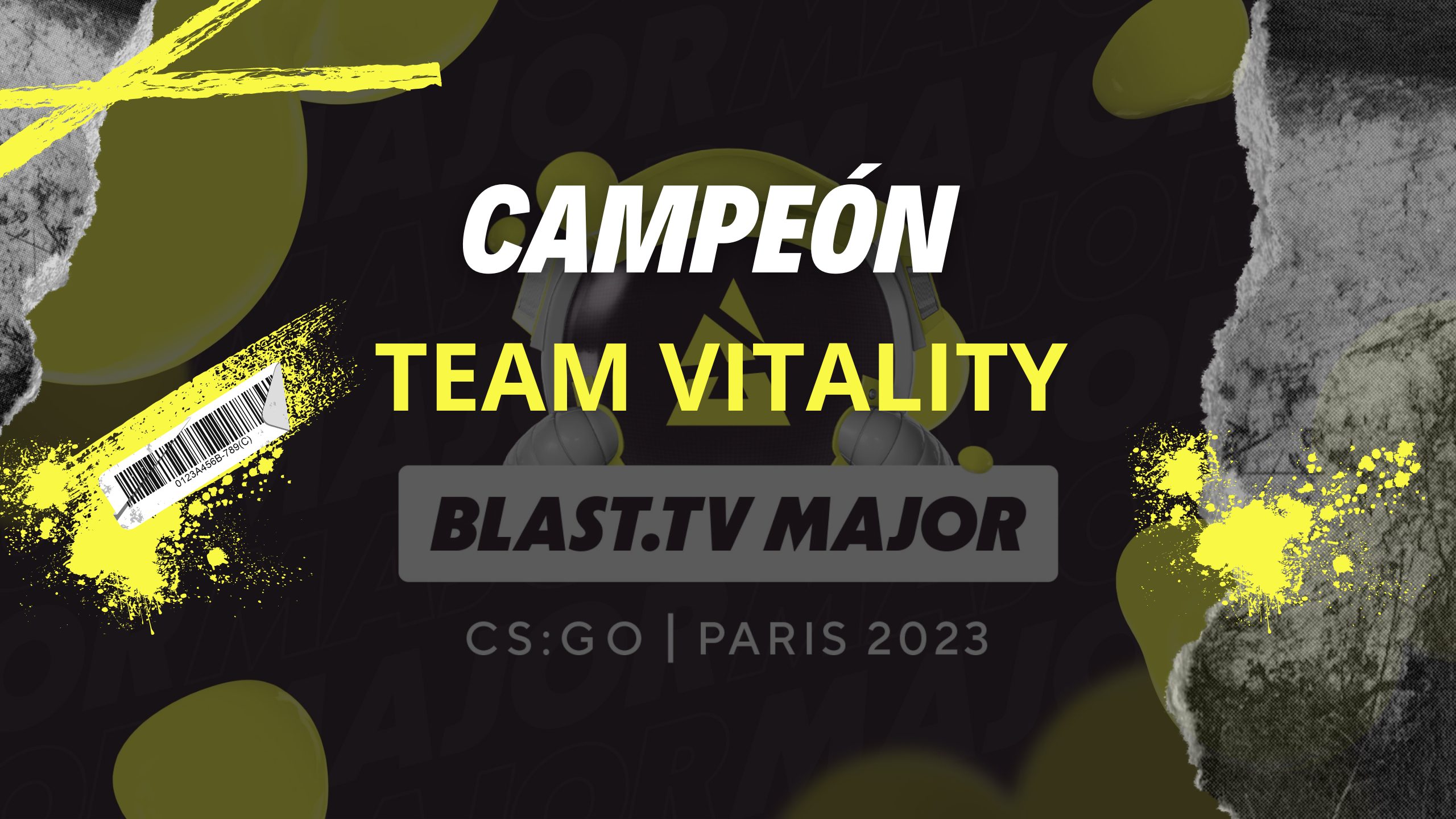 Foto de CSGO: Team Vitality CAMPEÓN de la BLAST.tv Paris Major 2023