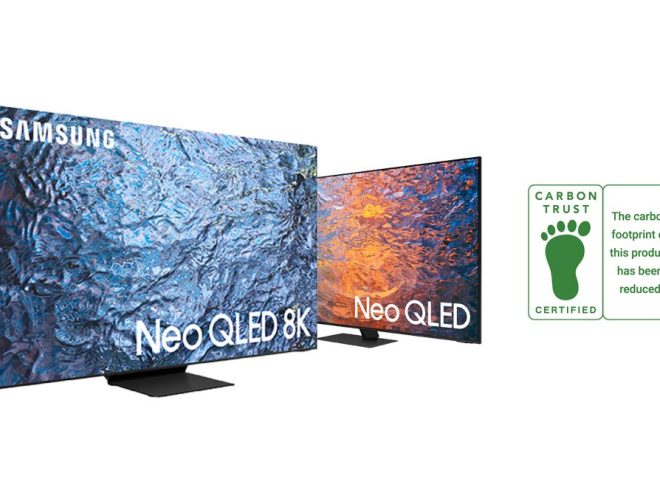 Fotos de Neo QLED 2023 de Samsung obtiene la certificación ‘Reducing CO2’ de Carbon Trust