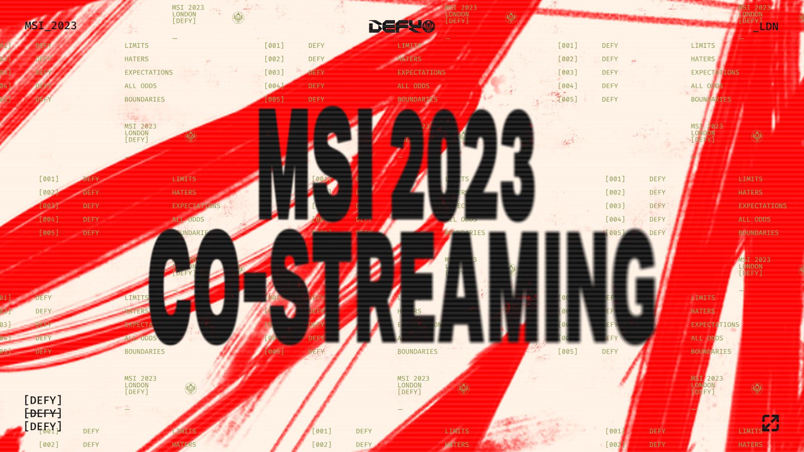 Foto de El MSI 2023 tiene co-streaming por primera vez