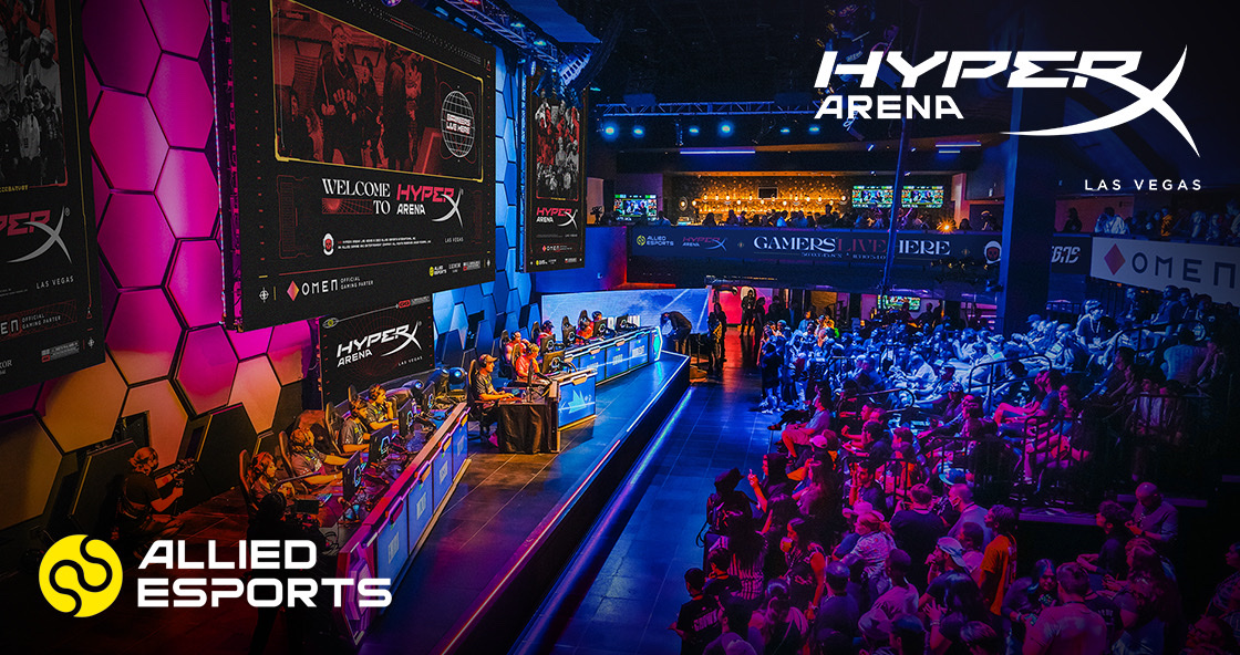 Foto de HyperX y Allied Esports renuevan los derechos exclusivos de la Arena HyperX en Las Vegas