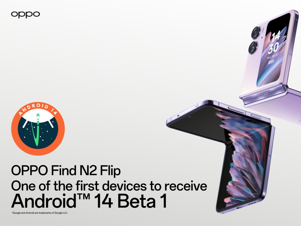 Foto de OPPO Find N2 Flip será uno de los primeros dispositivos en recibir la Beta 1 de Android 14
