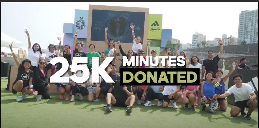 Foto de Adidas junto a Bombai Perú se unen para el Cuidado del Planeta en Evento Deportivo “Move For The Planet”