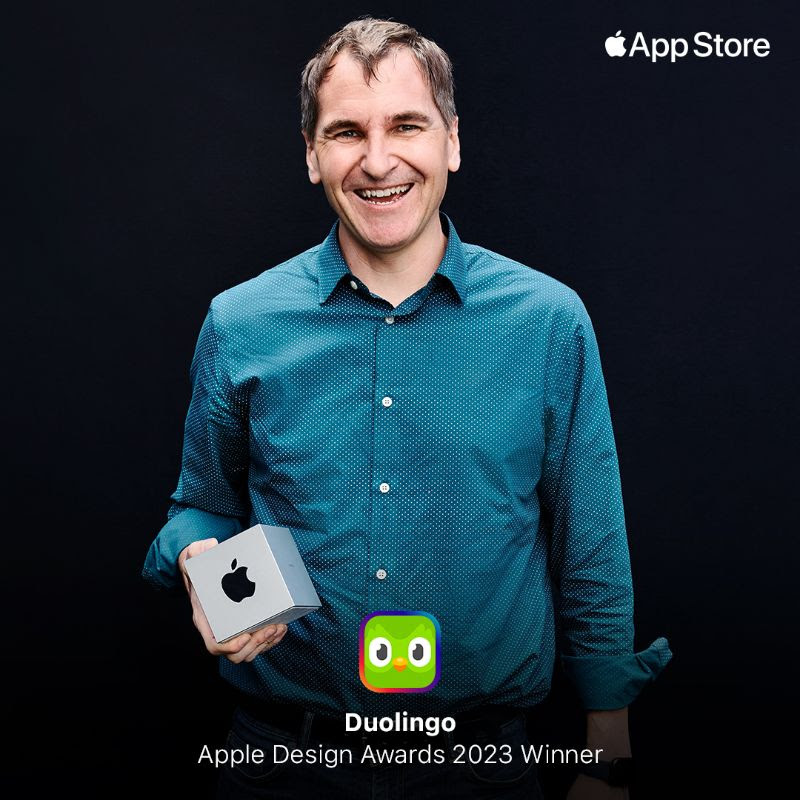Foto de Duolingo es premiado por Apple por su innovación en diseño