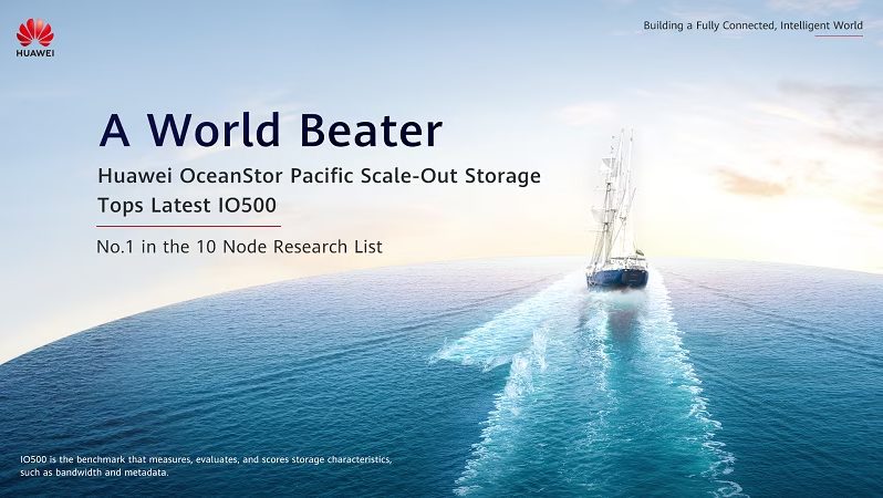 Foto de El almacenamiento a escala de Huawei OceanStor Pacific encabeza la clasificación IO500