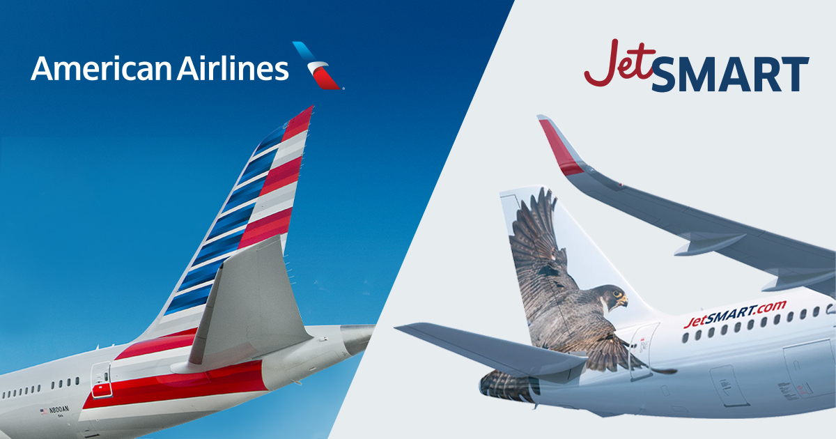 Foto de JetSMART y American Airlines inician alianza que creará la red más amplia de américa
