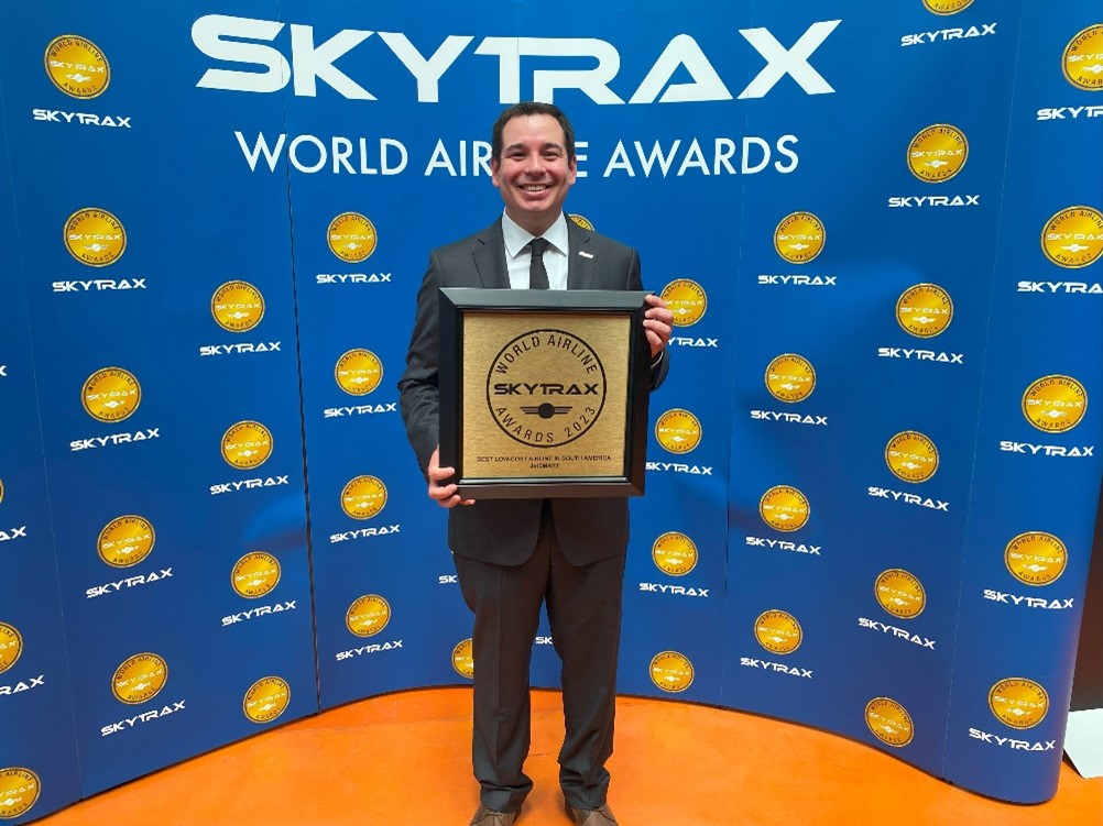 Foto de JetSMART Airlines es premiada como la mejor aerolínea low cost de Sudamérica por Skytrax World Airline Awards 2023