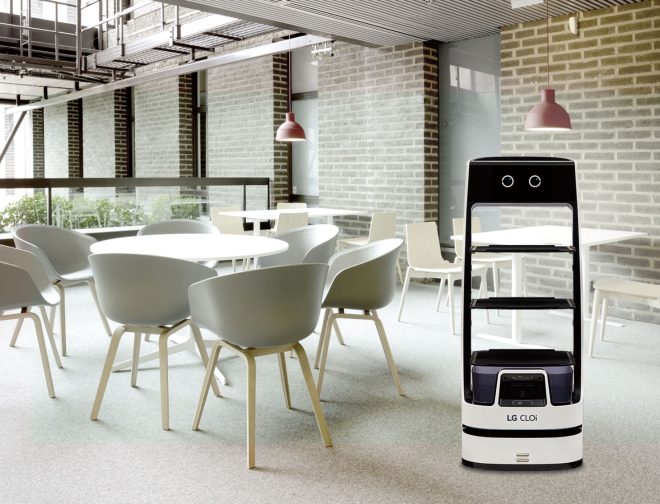 Fotos de El nuevo robot LG CLOi ofrece un rendimiento<br>óptimo para servicio al cliente
