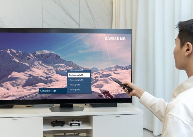 Fotos de Samsung introduce el modo SeeColors en su línea de televisores y monitores 2023 para mejorar la experiencia de los usuarios daltónicos