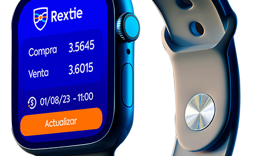 Rextie Rextie lanza la primera app con el tipo de cambio para smartwatch - Surtido