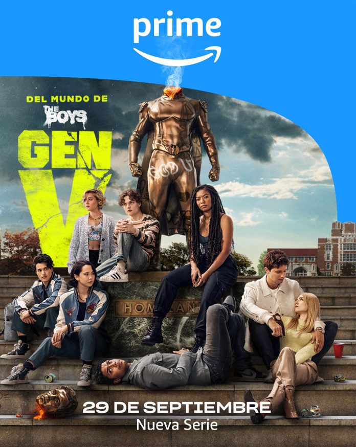 Foto de Gen V, el spinoff de The Boys, revela poster oficial y presenta a sus personajes