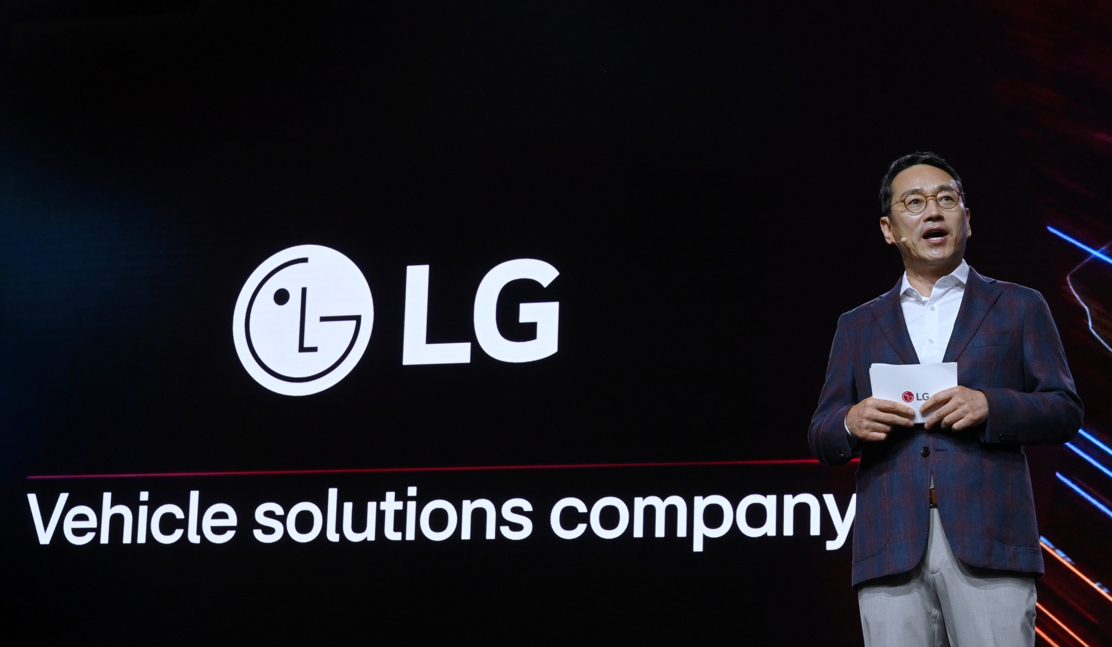 Foto de CEO de LG global presenta su visión para<br>la movilidad del futuro