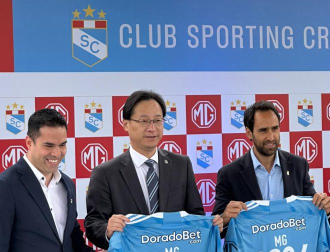 Fotos de MG renueva contrato de patrocinador oficial de Sporting Cristal por 2 años