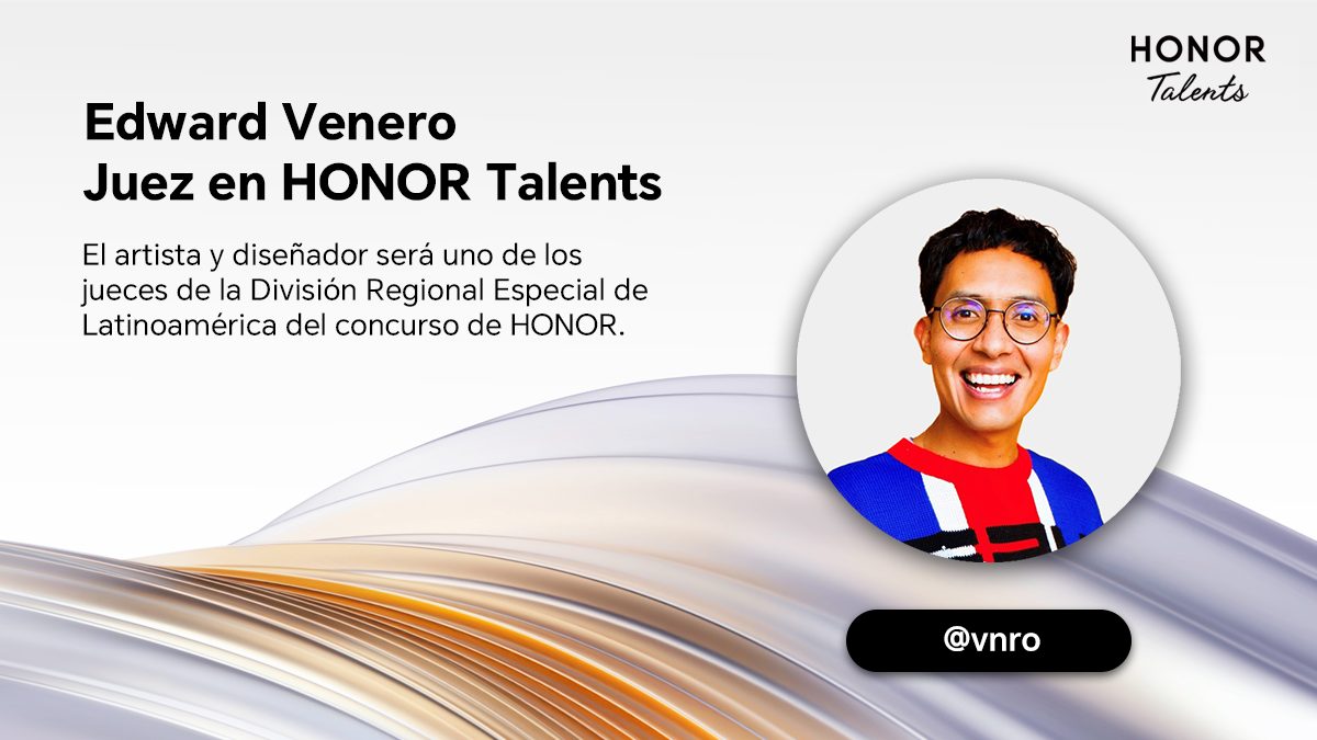 Foto de El diseñador peruano Edward Venero será juez en concurso global HONOR Talents