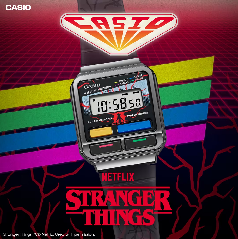 Foto de Casio lanza un reloj digital en colaboración con la serie Stranger Things de Netflix