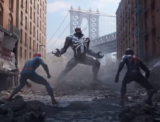 Foto de Peter Parker y Miles Morales se enfrentan a Venom en el nuevo avance de Marvel’s Spider-Man 2