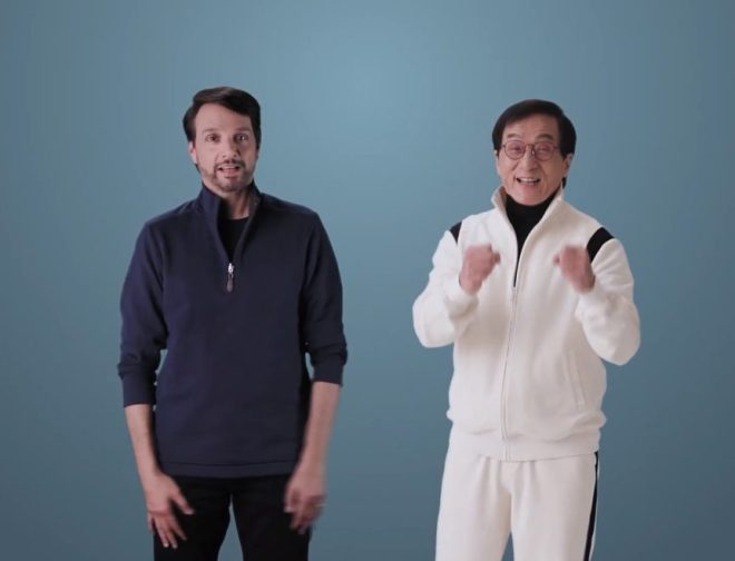 Fotos de Jackie Chan y Ralph Macchio se unen para la nueva película de Karate Kid