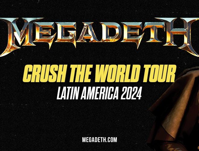 Fotos de Megadeth regresa al Perú en Abril del 2024 con su gira Crush the World Tour