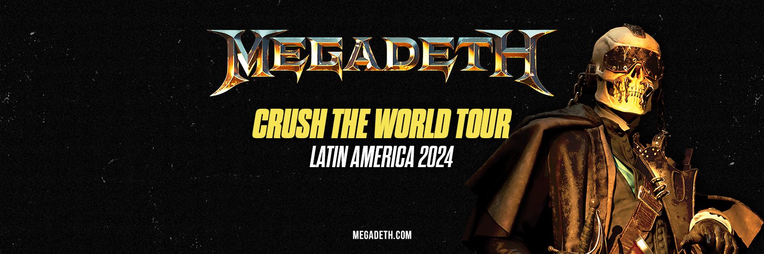 Foto de Megadeth regresa al Perú en Abril del 2024 con su gira Crush the World Tour