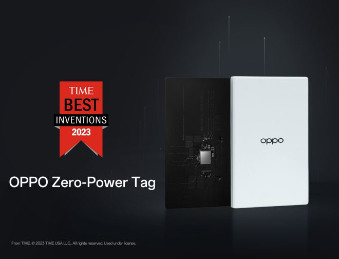 Fotos de TIME incluye en su lista de los Mejores Inventos de 2023 al OPPO Zero-Power Tag