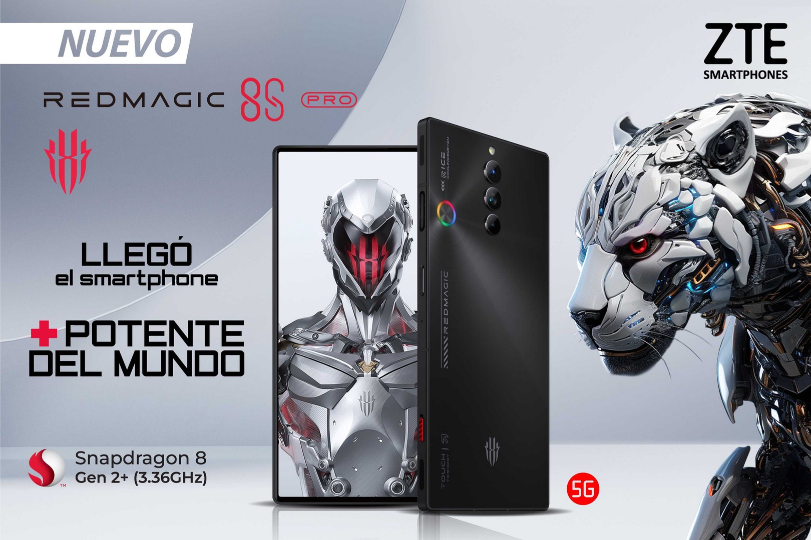 Foto de Llega a Perú el nuevo ZTE Redmagic 8s Pro, equipo especial para gamers