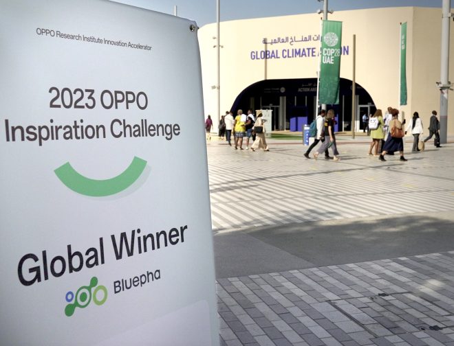 Fotos de OPPO muestra sus acciones de sustentabilidad en COP28
