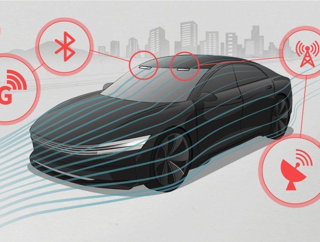 Fotos de LG Electronics presentará una antena transparente para vehículos durante el CES 2024