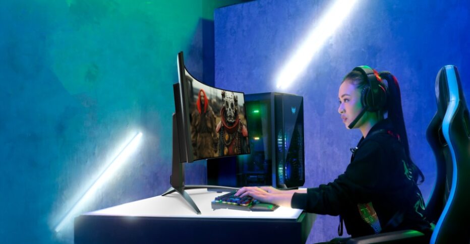 Foto de Acer presenta monitores OLED y MiniLED curvos para Gamers en el CES 2024