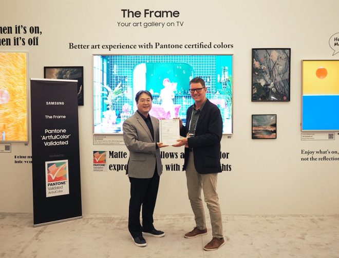 Fotos de Samsung: El televisor The Frame obtuvo la certificación Pantone Validated ArtfulColor de Pantone