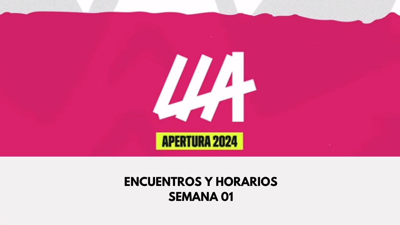 Foto de LLA Apertura 2024: Horarios y donde seguir los encuentros de la primera semana