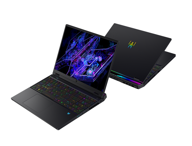 Fotos de CES 2024: Acer actualiza las laptops gaming Predator Helios con Intel Core de 14.a NVIDIA GeForce RTX serie 40