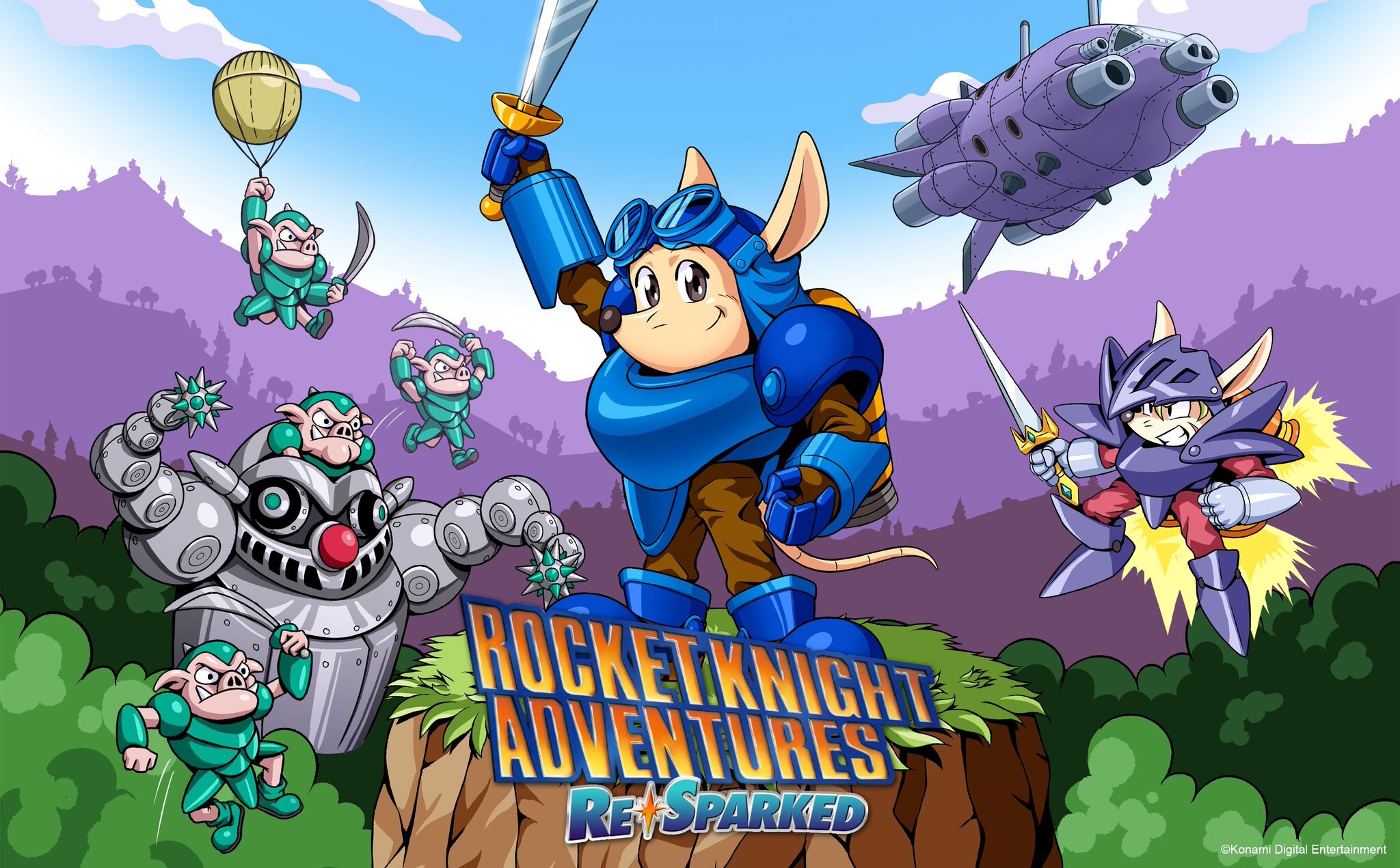 Foto de Limited Run Games y KONAMI revelan más sobre Rocket Knight Adventures: Re-Sparked!, Felix the Cat y Ninja Five-O