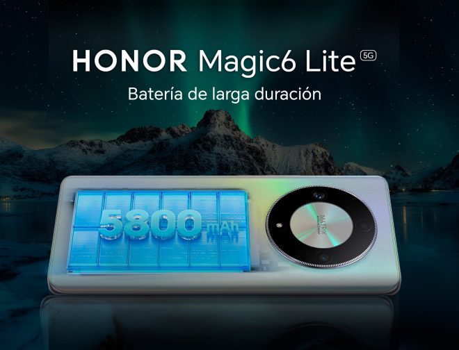 Fotos de HONOR Magic6 Lite: Batería de 5800mAh ideal para feriados largos