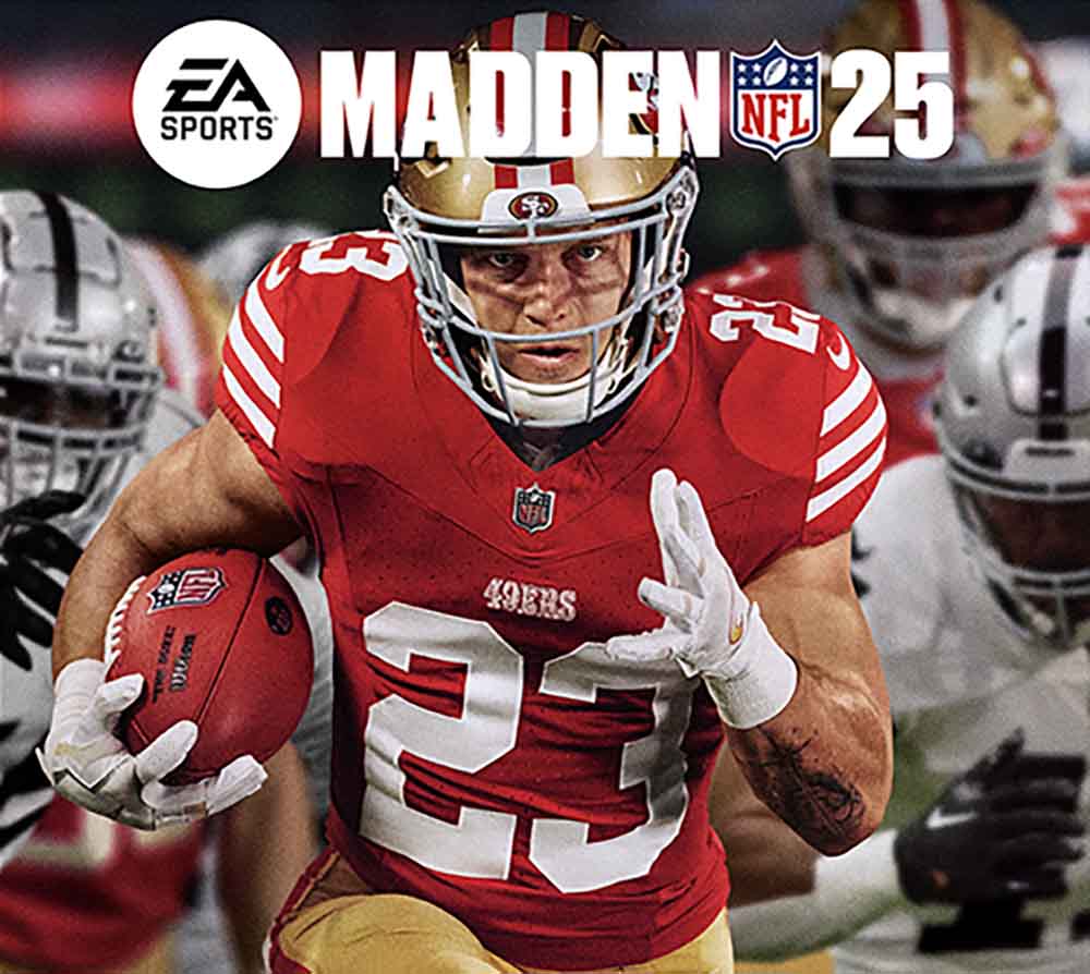 Foto de Christian Mccaffrey será la estrella en la portada de Madden NFL 25