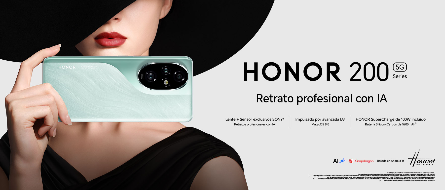 Foto de Llegó a Perú la HONOR 200 Series con retratos a nivel de estudio profesional