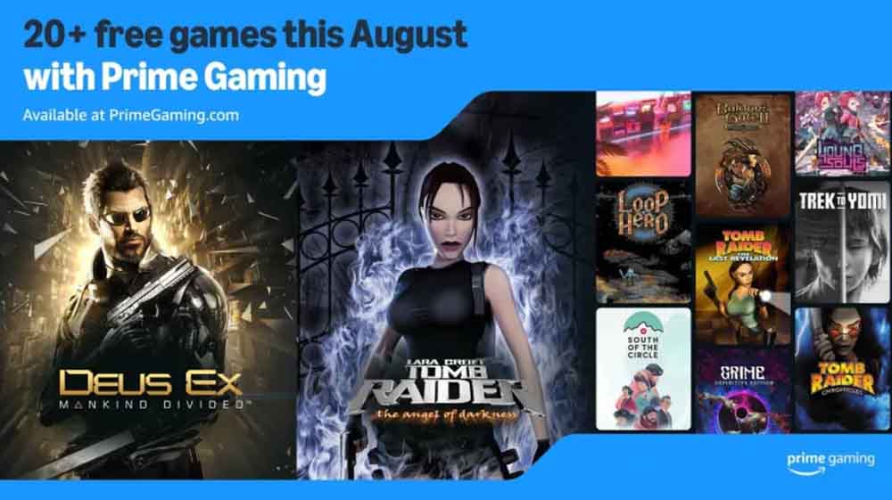 Foto de Baldur’s Gate II, Deus Ex, Tomb Raider y más llegan gratis a Prime Gaming en agosto