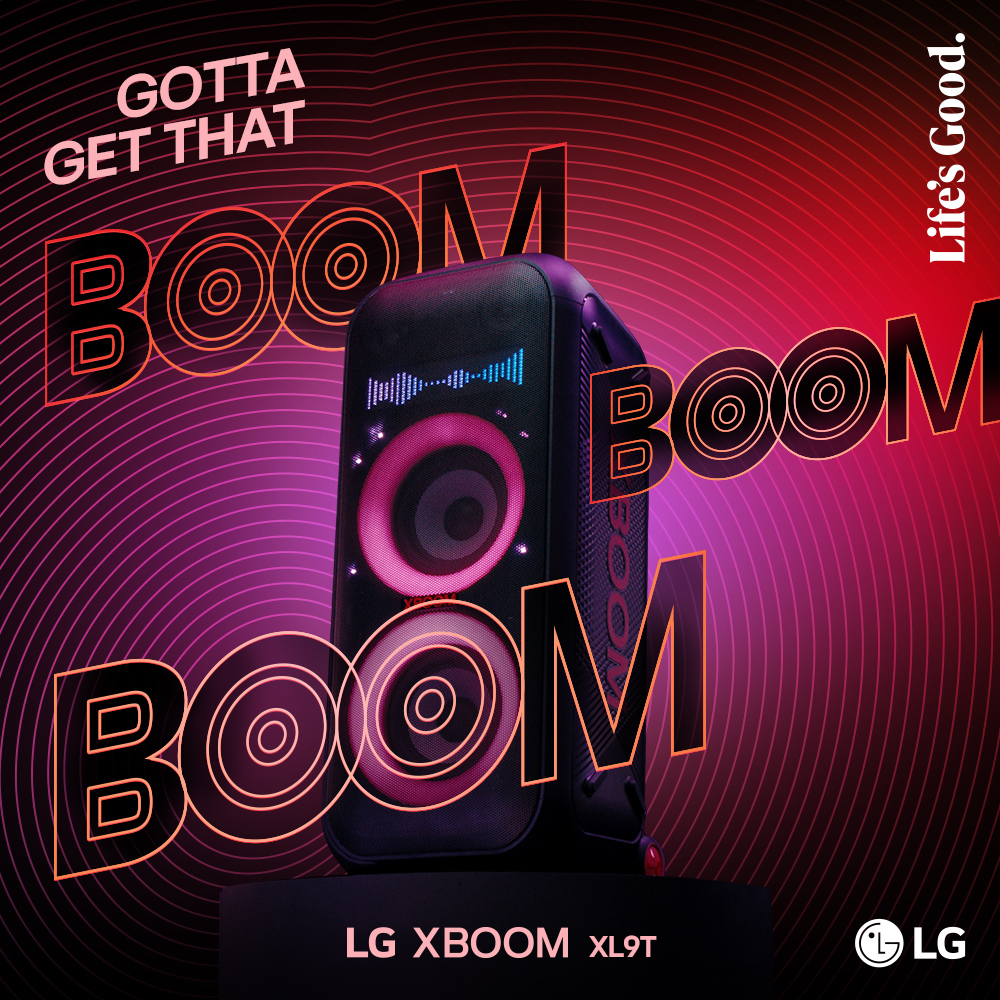 Foto de LG XBOOM XL9T diseñado para aquellos que buscan llevar la energía al máximo en cada evento