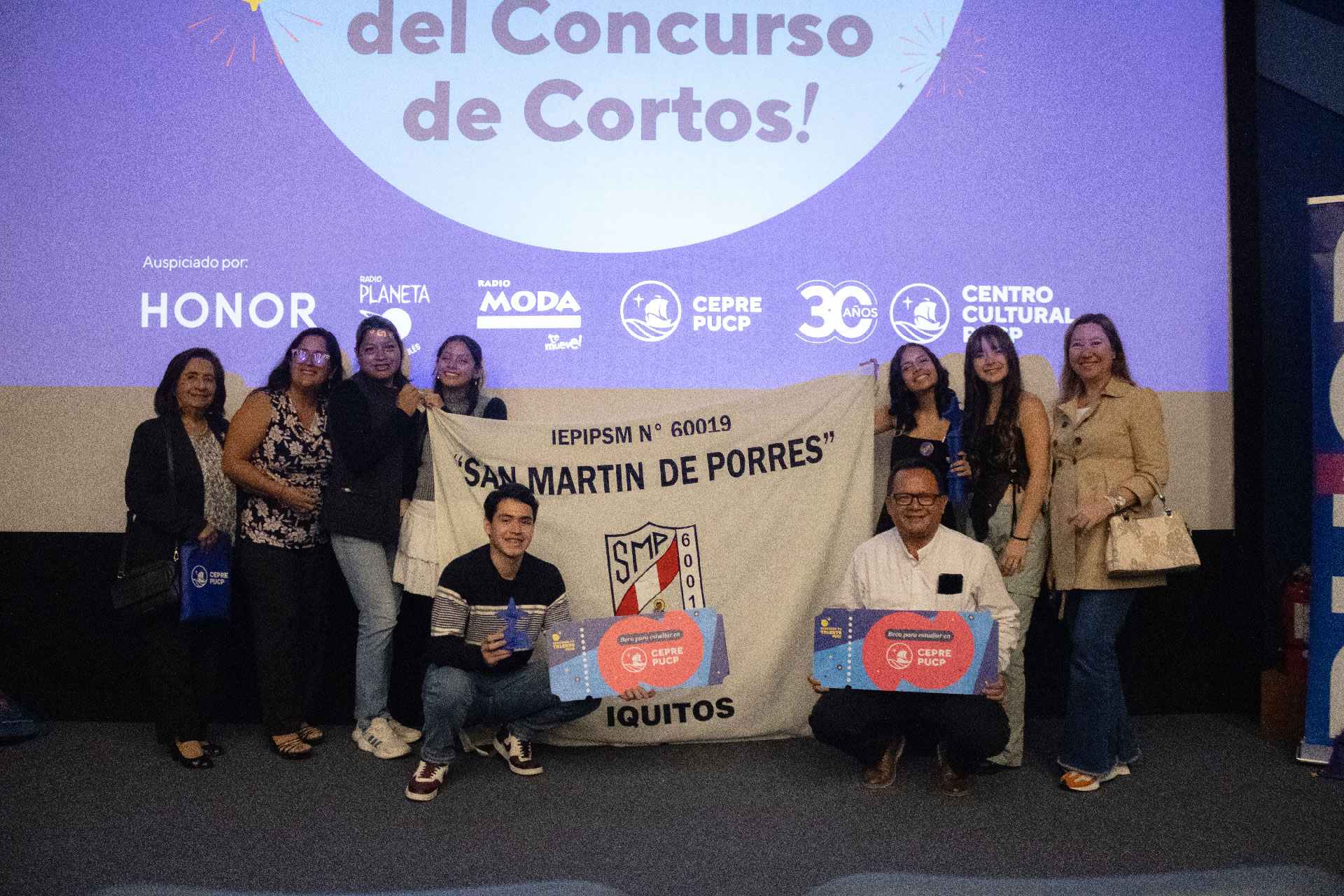 Foto de Colegio San Martín de Porres de Iquitos ganó concurso PUCP del primer corto grabado con un HONOR Magic6 Pro
