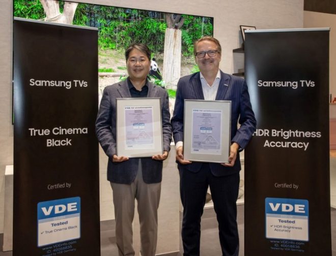 Fotos de Samsung Neo QLED y QLED 2024 son las primeras del sector en recibir las certificaciones de excelencia en calidad de imagen del VDE