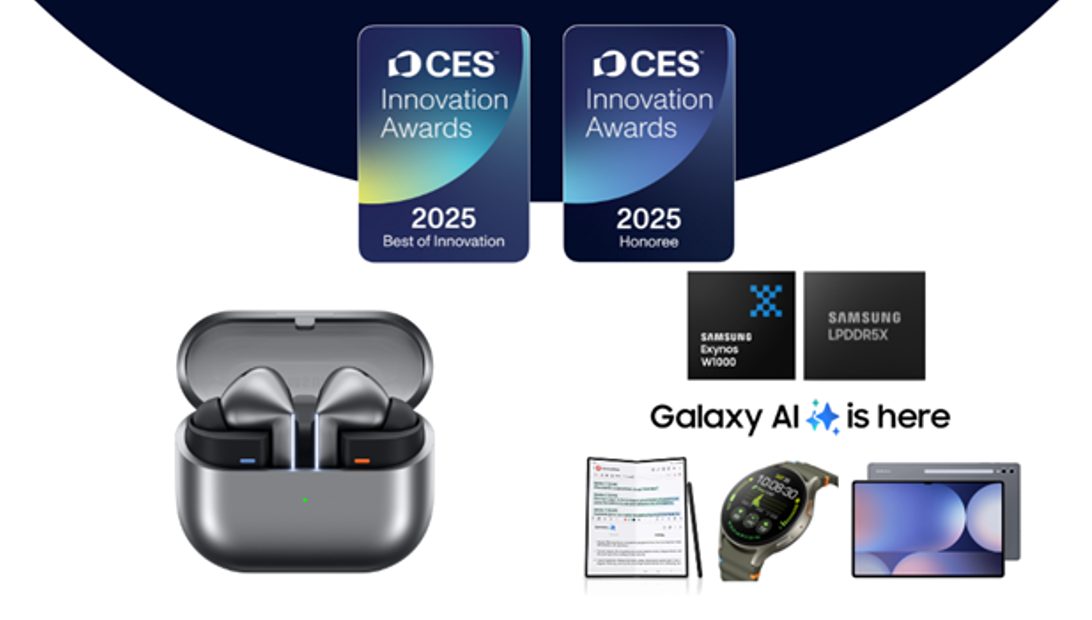 Foto de Consumer Technology Association premia las innovaciones de Samsung basadas en IA