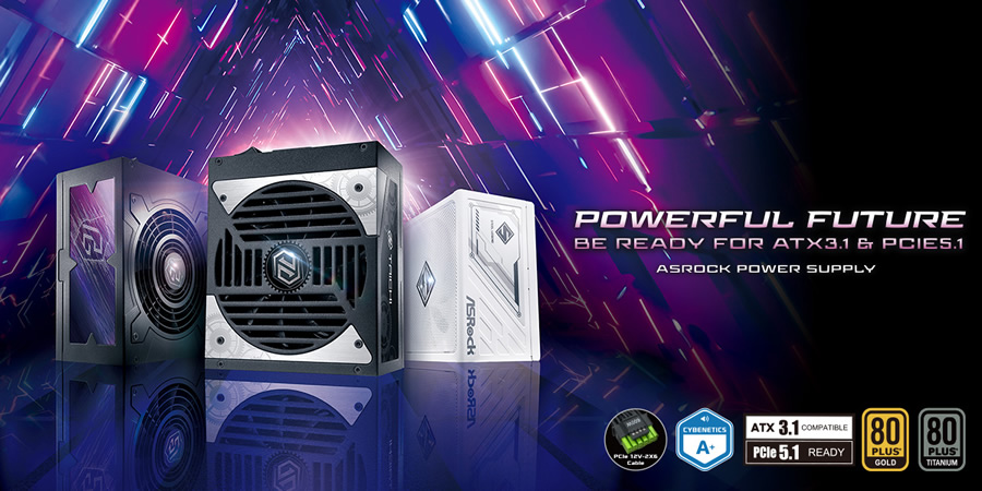 Foto de ASRock presenta sus fuentes de alimentación ATX 3.1 y PCIe 5.1 de alto rendimiento