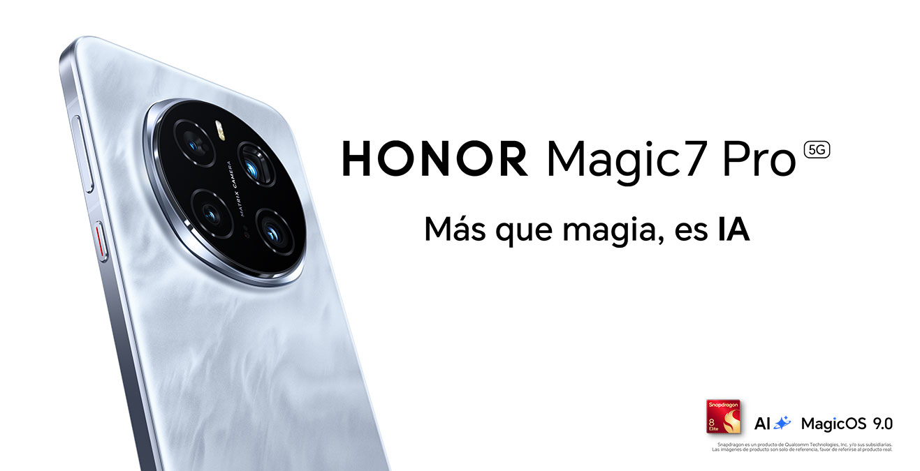 Foto de Llegó a Perú el HONOR Magic7 Pro potenciado por IA, acá conoce sus características