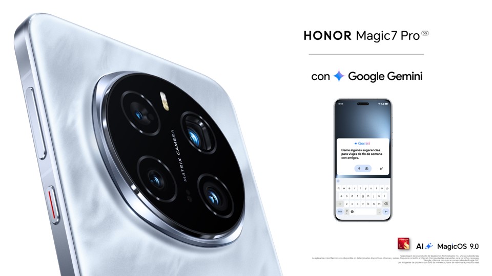 Foto de Inteligencia Artificial: Disfruta de la experiencia de Google Gemini en el HONOR Magic7 Pro