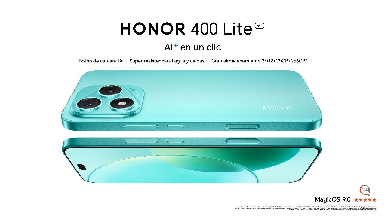 Foto de Llegó a Perú el HONOR 400 Lite, el primer dispositivo Android con botón de cámara IA