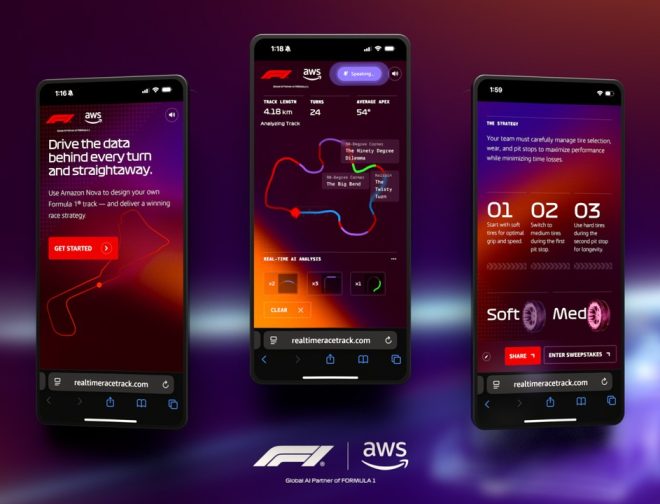Fotos de Formula 1 y AWS lanzan plataforma para que fans diseñen pistas de carreras con IA