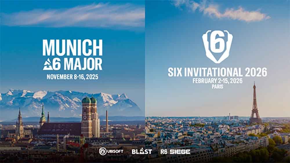 Foto de BLAST y Ubisoft anuncian las sedes del Major de 2025 y del Six Invitational 2026 de Rainbow Six Siege