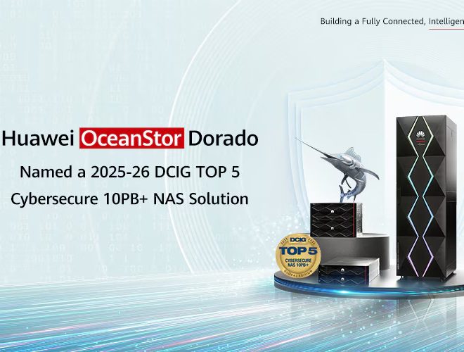 Fotos de Huawei OceanStor Dorado es reconocida como una de las mejores soluciones más ciberseguras