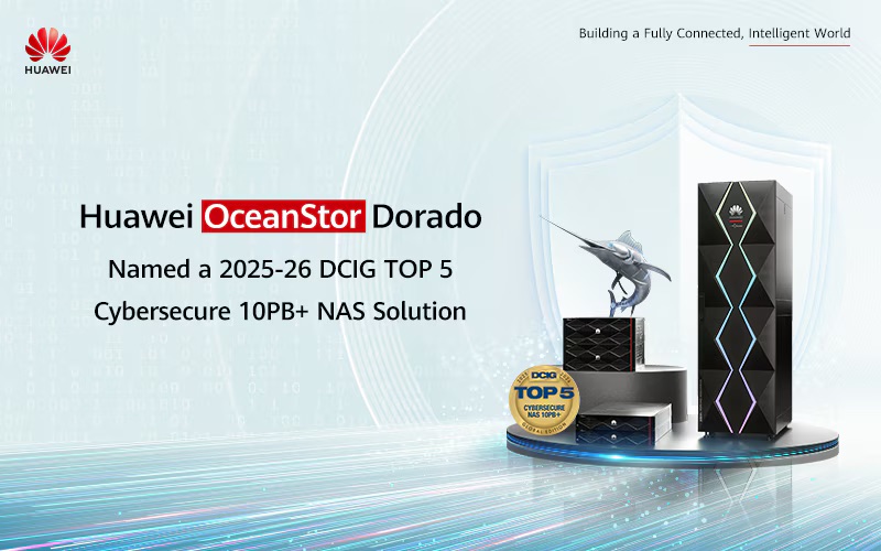 Foto de Huawei OceanStor Dorado es reconocida como una de las mejores soluciones más ciberseguras